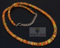 atural Ethiopian Opal Faceted Heishi Beads