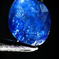 Glass Field Ruby Sapphire Stone