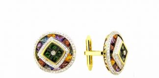 Round-shape cufflinks