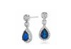 Sapphire diamond earrings