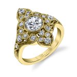 yellow gold diamond rings