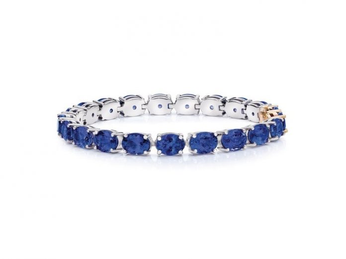 Tanzanite bracelet from the Wow collection of safi kilima Tanzanite