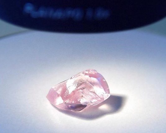 Nearly 28-Carat Pink Diamond Found in Russia Alrosa-pink Diamond