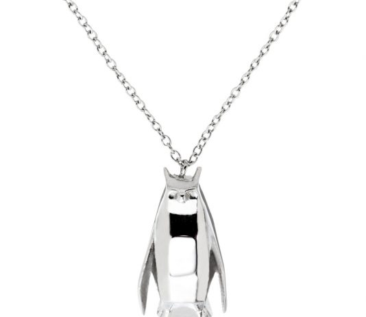Edblad_Fauna_Owl_Necklace_Steel_Framsida