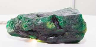 Gemfields Sells 6,100-Carat Rough Emerald at Oct. Auction