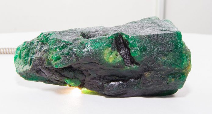 Gemfields Sells 6,100-Carat Rough Emerald at Oct. Auction