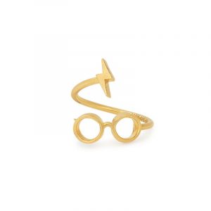 HARRY POTTER GLASSES-RING WRAP 14KT GOLD PLATED