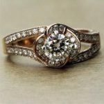 Rose Gold Diamond Engagement Ring compressor