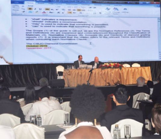 WFDB IDMA CIBJO Diamond Commission meeting