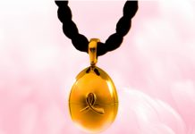 Golden Egg pendant