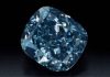 Fancy coloured blue diamond