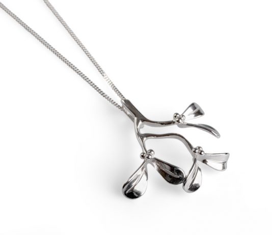 Henryka Winter Collection Mistletoe Necklace Sterling Silver