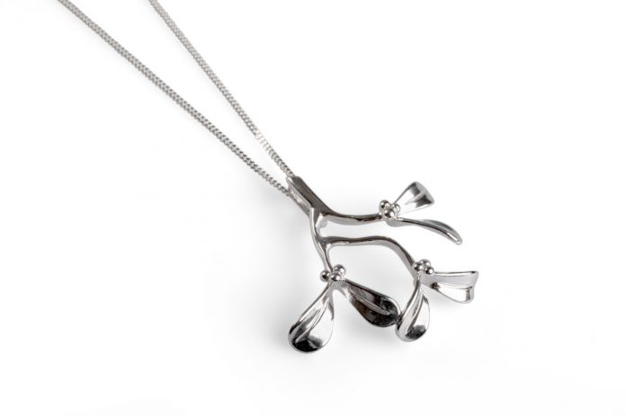 Henryka Winter Collection Mistletoe Necklace Sterling Silver