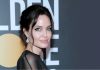 Angelina Jolie in Forevermark Diamondsa t the 75th-Annual Golden Globe Awards Close Up