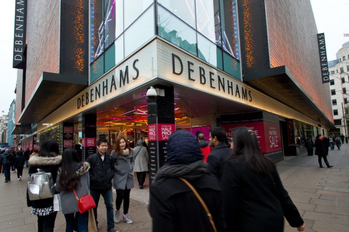 Debenhams reports challenging Christmas trading period