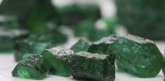2016 Gemfields rough emeralds