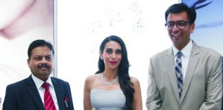 Pratik Dugar Karisma Kapoor and Sachin Jain at Forevermark Boutique store launch at IGJC Kolkata