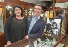 Lynne and Jim Conlon owners at Midas Jewellers Lisburn