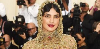 Priyanka Chopra headgear turned heads at the red carpet of Met Gala 2018