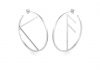 Hargreaves Stockholm Empowerment Large Earring BigKnowledge Silver 1 350 UK