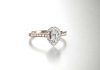 Pear halo from Dominos Diamond Ring Mount Offering