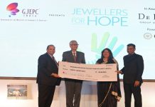 GJEPC’s CSR initiative ‘Jewellers for Hope