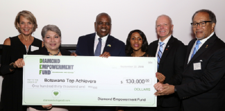 Diamond Empowerment Fund Awards $130,000 to Botswana Top Achievers Program