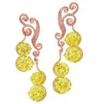 The earrings, pictured below, could sell for between $4.8 and $6.1 million.