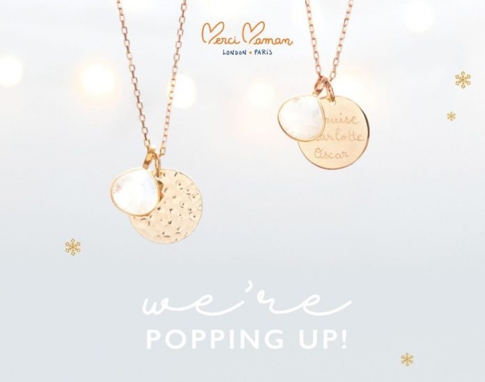 Personalised jewellery brand pops up in London to capitalise on Christmas trading