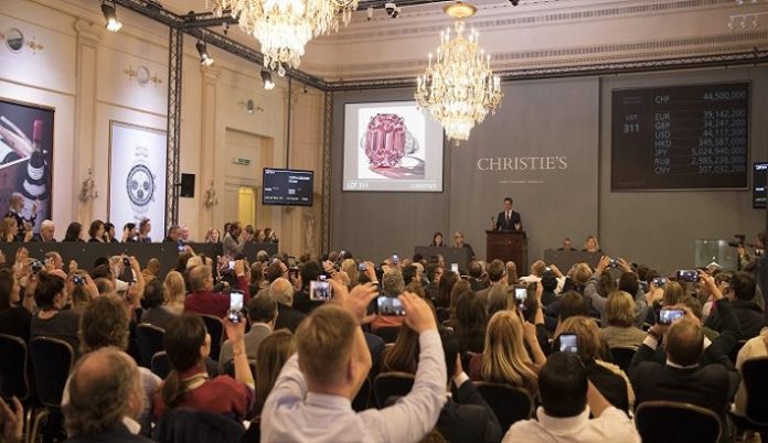 Christie’s posts auction sales of $490m in 2018