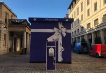 Swarovski breaks away from traditional advertising mediums to surprise customers this Christmas This Christmas Swarovski