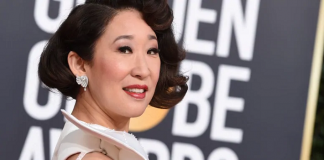 Sandra Oh in Forevermark Diamonds at the 76th Golden Globe Awards