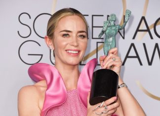 Emily Blunt in Forevermark Diamonds at the 2019 SAG Awards