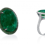 Emeralds and Diamonds rings