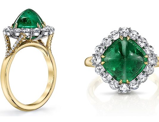 Omi’s Sugarloaf Emerald Ring