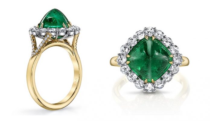 Omi’s Sugarloaf Emerald Ring