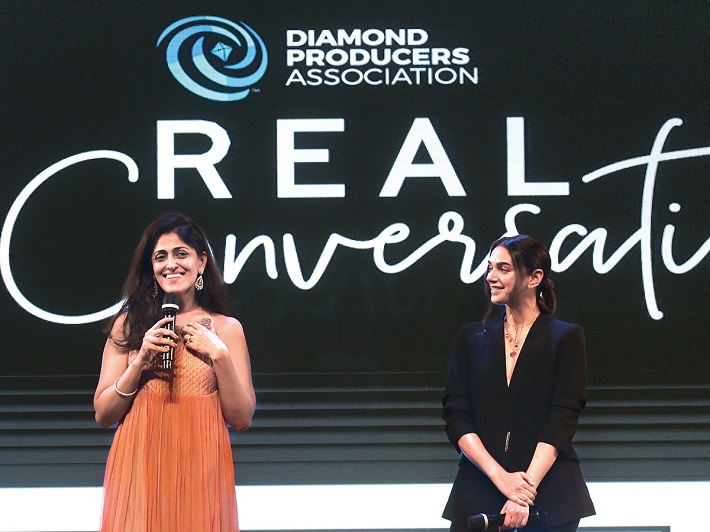 Richa Singh, MD India, DPA and Aditi Rao Hydari, actress.