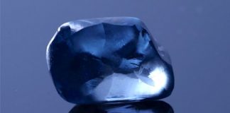 Botswana unveils 20-carat blue diamond