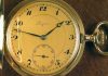 An old Longines pocket gold watch