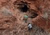 The entrance to a gemstone mine in Tanzania. TANZANIA WOMEN MINERS ASSOCIATION