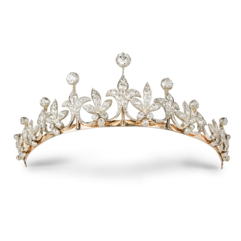 The Late Victorian Diamond Tiara Worn By Laura Carmichael.