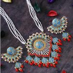 colorful bridal jewellery