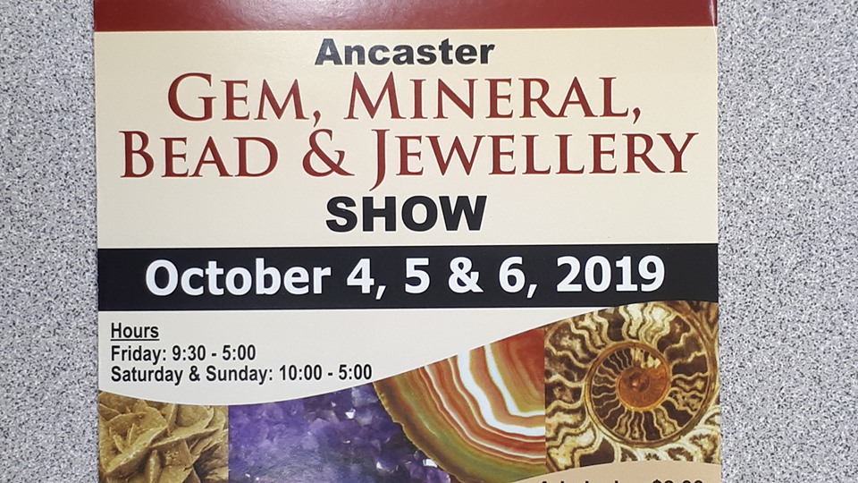 Ancaster Gem, Mineral, Bead & Jewellery Show