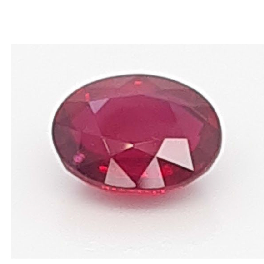 Ruby oval unheated 4.09ct from Mozambique