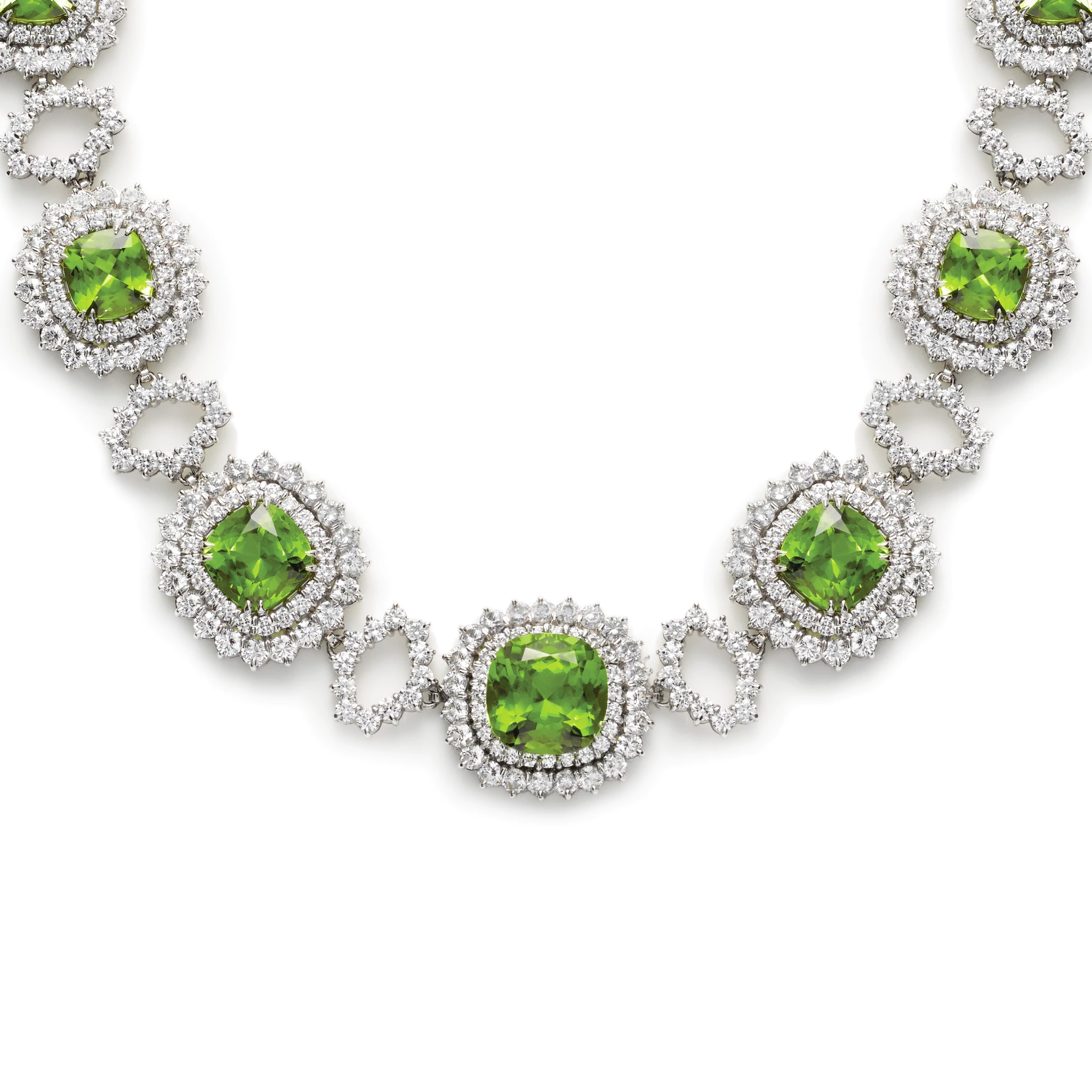 10kt Gold, Peridot, and Diamond Pendant and Earring Set — Renaissance  Jewelers