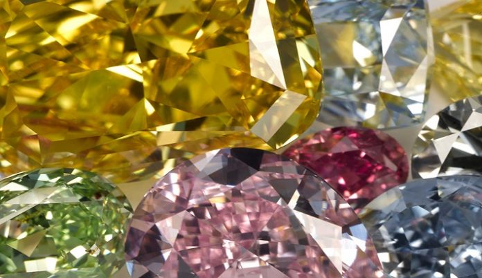 Coloured diamonds