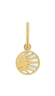 dior gold pendant