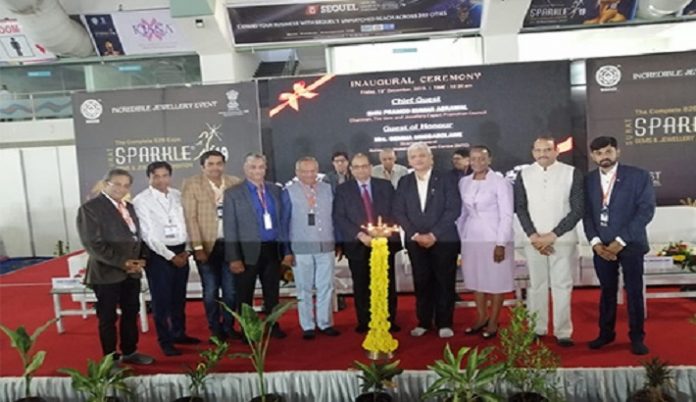 GJEPC Chairman Inaugurates B2B Jewellery Show Surat Sparkle 2019