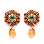 elegant-floral-Jadau-earrings-