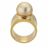 Golden South Sea Pearl Ring by Christina Malle